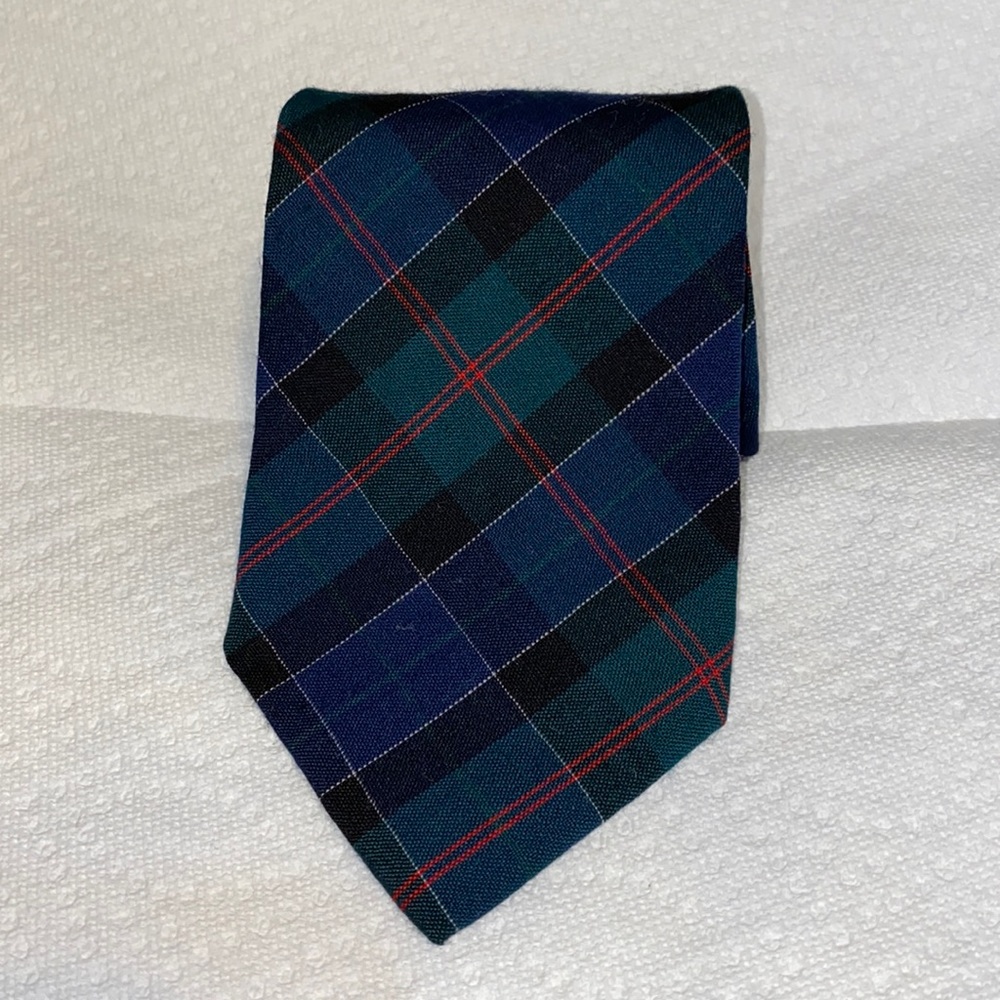 Classic Pendleton Plaid Tie 100% Virgin Wool